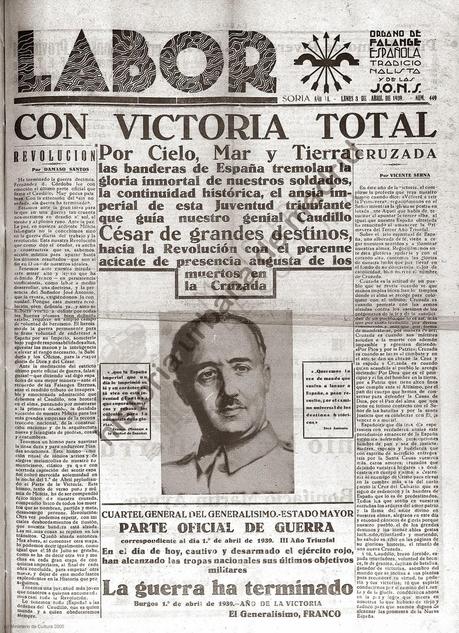 Estampas. Madrid en Guerra. 1º de abril de 1939