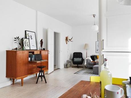 vintage estilo muebles diseño danes 50 60 mid century modern estilo danés de los 50  60 estilo Mad Men diseño danés muebles Decorar con amarillo y gris decoración nórdica vintage decoracion diseño interiores 