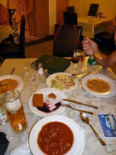 Comida en el Frici Papa, Budapest