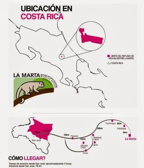Refugio de Vida Silvestre La Marta -Senderos- (Pejibaye de Jiménez de Cartago) Refugio de Vida Silvestre La Marta -Senderos- (Pejibaye de Jiménez de Cartago)