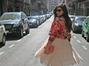 Sweatshirt tulle skirt