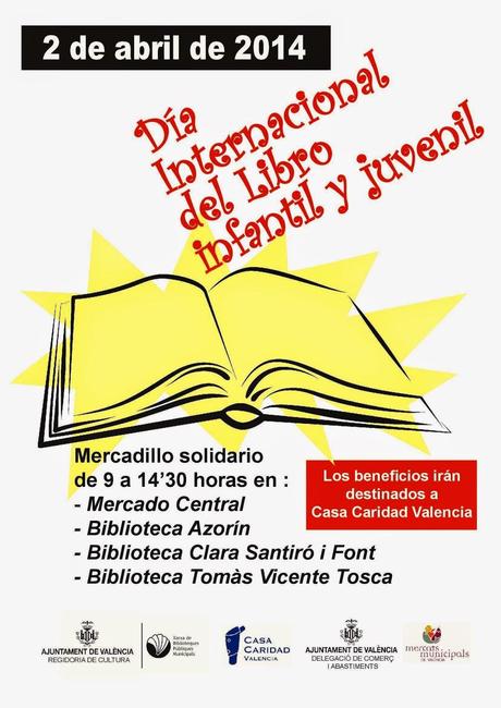 Valencia, 2 de abril. Actividades Día del Libro Infantil y Juvenil