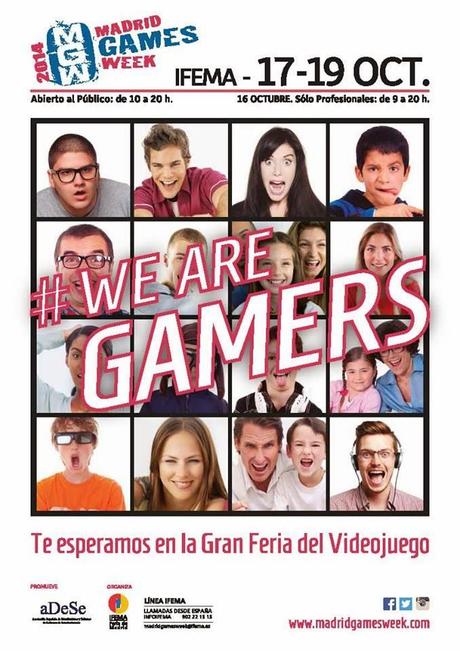 Presentado el cartel de la Madrid Games Week 2014