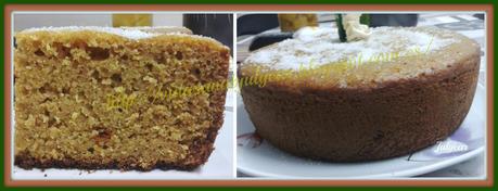 Bizcocho integral de naranja con bayas de goji