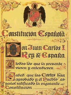 CONSTITUCION ESPAÑOLA: POCO QUE CELEBRAR