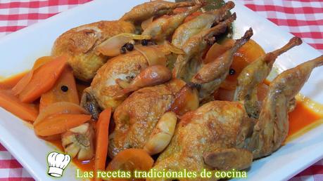 Codornices en escabeche