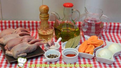 Receta de codornices en escabeche