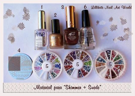 RETOS TIPOS DE ESMALTES (9): Shimmer + Suede