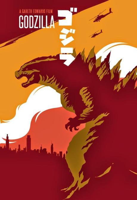 FANTASTICA COLECCION DE POSTERS FAN-ART DE GODZILLA