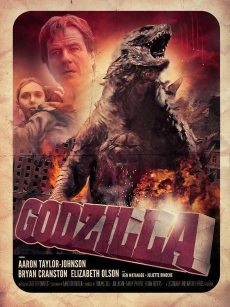 FANTASTICA COLECCION DE POSTERS FAN-ART DE GODZILLA