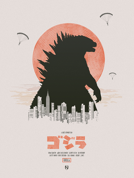 FANTASTICA COLECCION DE POSTERS FAN-ART DE GODZILLA