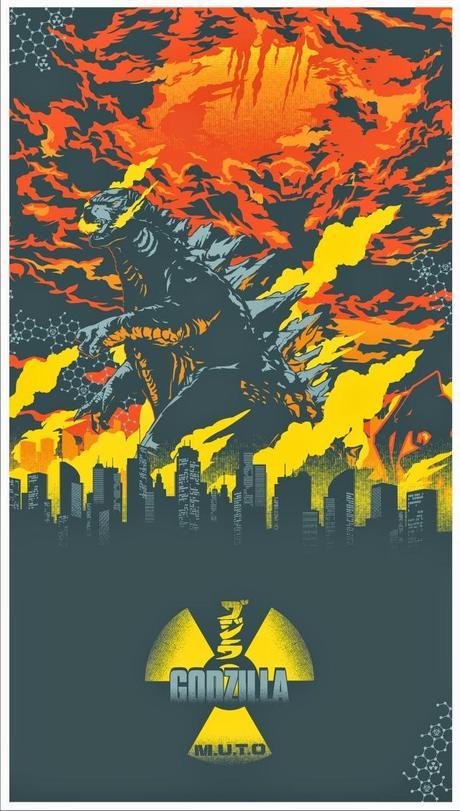 FANTASTICA COLECCION DE POSTERS FAN-ART DE GODZILLA