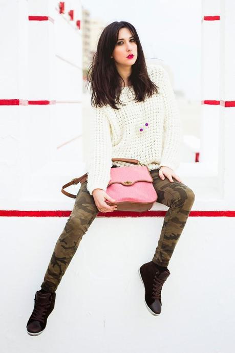 Mixed Prints For A Sporty Chic Look