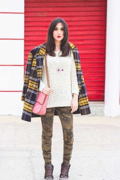 Mixed Prints For A Sporty Chic Look