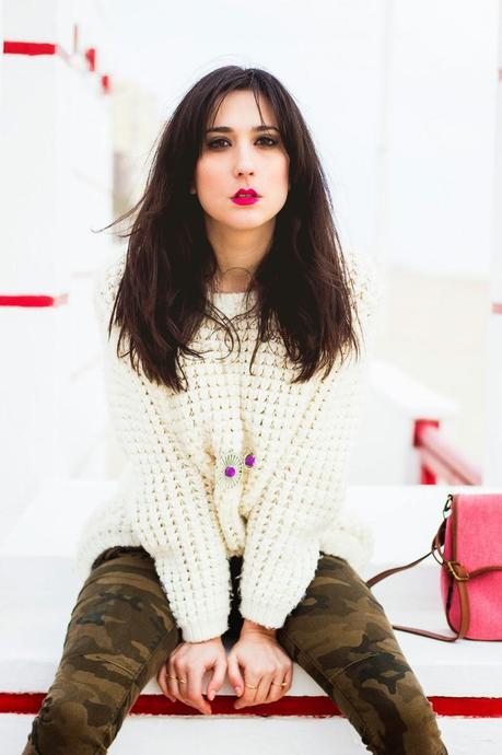 Mixed Prints For A Sporty Chic Look