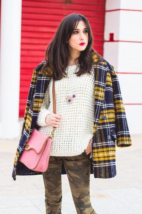 Mixed Prints For A Sporty Chic Look