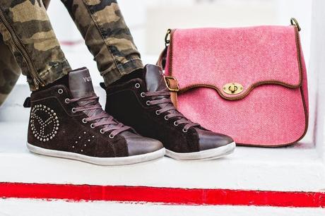 Mixed Prints For A Sporty Chic Look