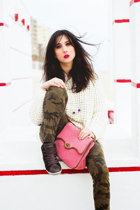 Mixed Prints For A Sporty Chic Look