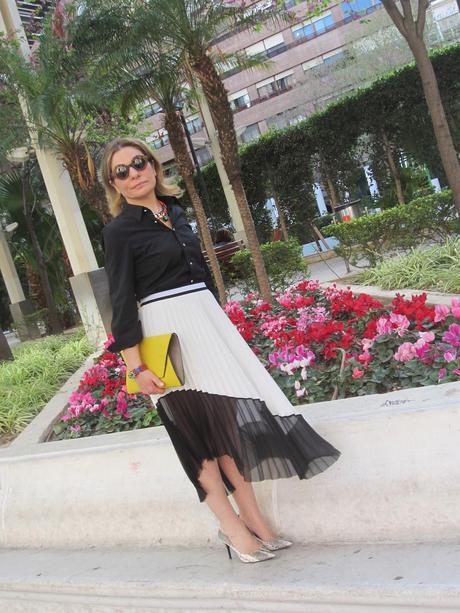LOOK323-2-4-20147:30TREND PLEATED MIDI SKIRTFRASE DEL MES...