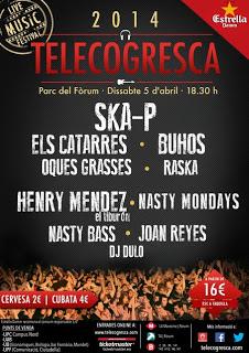 Ska-P lidera el cartel de la Telecogresca 2014