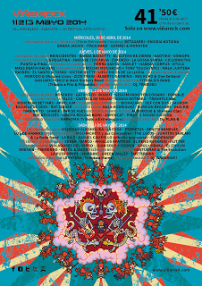 Distribución por días del Viña Rock 2014