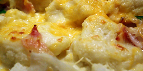 receta de Coliflor Gratinada