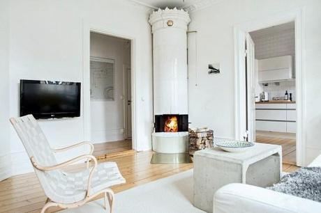 Una mesa de centro de cemento muebles originales cemento madera decoración nórdica escandinava decoración diseño nórdico deco con cemento diy cemento en interiores blog estilo nórdico accesorios de cemento deco 