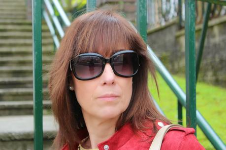 MIS LOOKS - VESTIDO FLORES Y BIKER DE ANTE