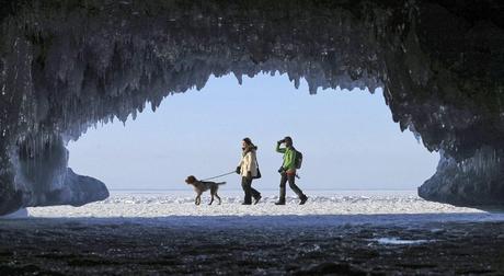 El Lago Superior congelado