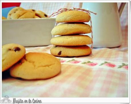 Galletas de leche condensada y chips