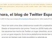 Twitter crea blog España