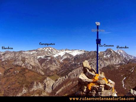 Ruta Pico Senda Requexon Valdunes: Vista desde el Requexón