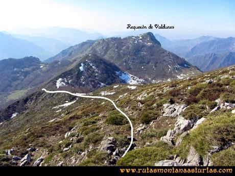 Ruta Requexón Valdunes, la Senda: Bajando de la Senda