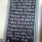 Humor: pizarras divertidas en las tiendas españolas Humor: pizarras divertidas en las tiendas españolas