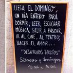 Humor: pizarras divertidas en las tiendas españolas Humor: pizarras divertidas en las tiendas españolas