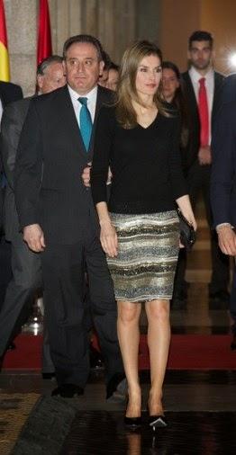 Letizia repite lentejuelas de Varela en los Premios Barco de Vapor