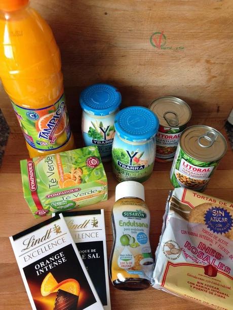 Contenidos vegetarianos de la caja Degustabox de marzo de 2014.