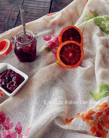 Mermelada de naranja sanguina