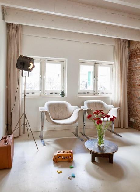 UN LOFT FAMILIAR DE ESTILO RETRO