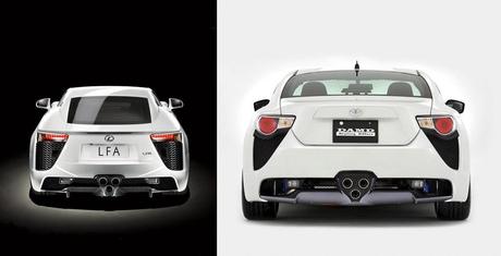 Diferencias Toyota FT86 BRZ LFA