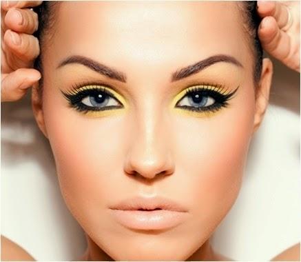 tendencias maquillaje ojos amarillos