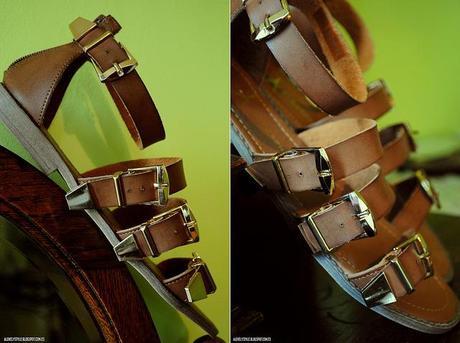 Gladiator flat sandals lovelystyleshoes