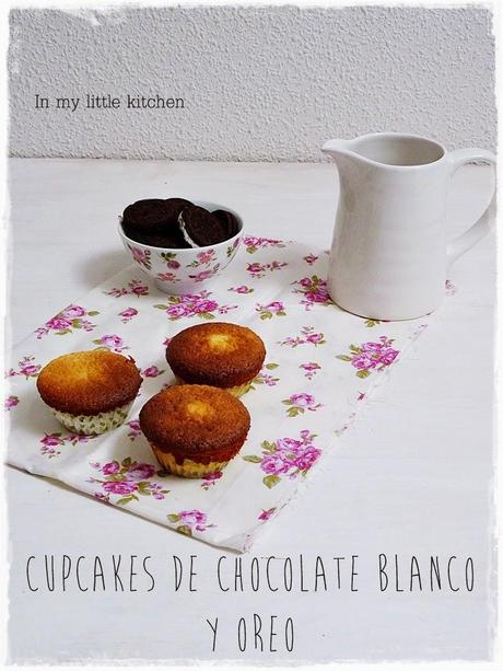 El asaltablogs: Cupcakes de chocolate blanco con oreo