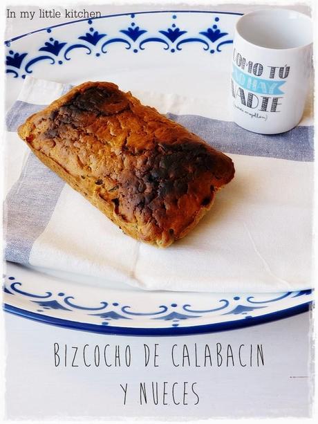 Bizcocho de calabacin y nueces