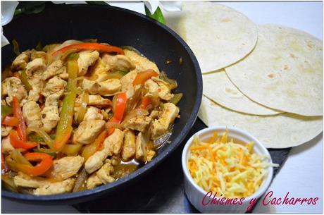 Fajitas de Pollo
