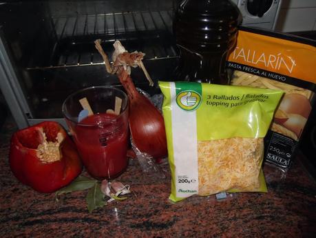 TALLARINES EN PAPILLOTE