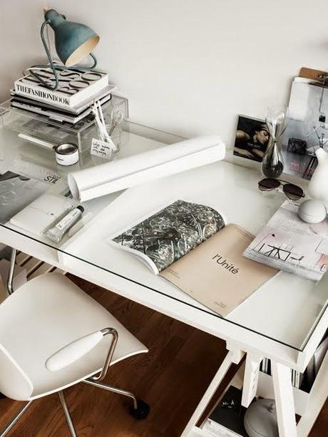 Inspiración: Un despacho de estilo nórdico TOTAL WHITE