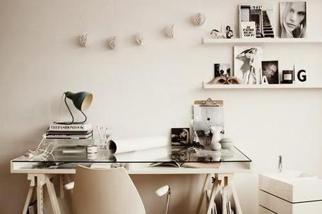 Inspiración: Un despacho de estilo nórdico TOTAL WHITE