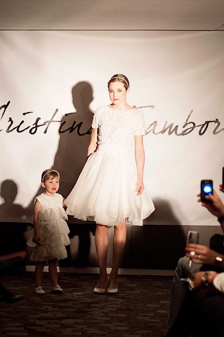 La joven diseñadora Cristina Tamborero presenta en Barcelona su exclusiva colección de boda y fiesta 2014
