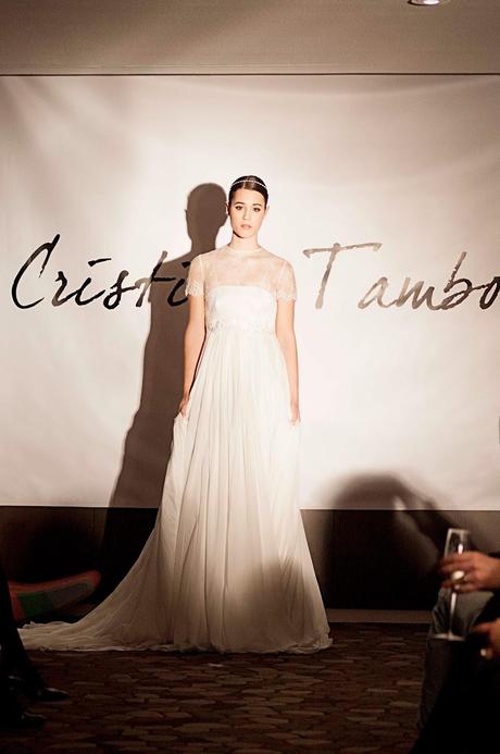 La joven diseñadora Cristina Tamborero presenta en Barcelona su exclusiva colección de boda y fiesta 2014